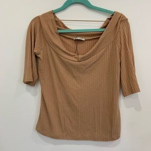 Off the shoulder shirt